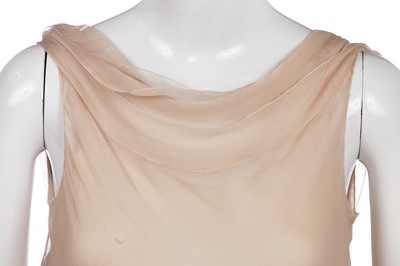 Lot 190 - An Alberta Ferretti bias-cut silk-chiffon evening gown, modern