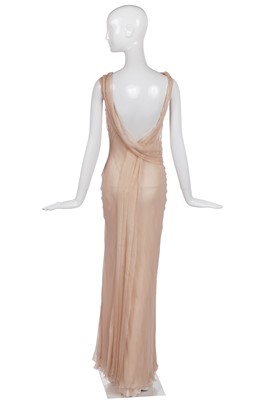 Lot 190 - An Alberta Ferretti bias-cut silk-chiffon evening gown, modern