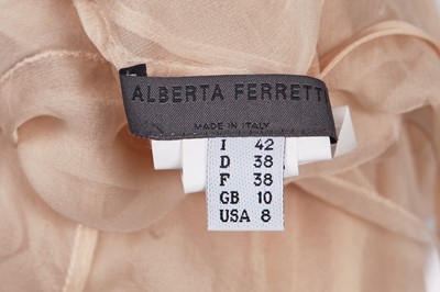 Lot 190 - An Alberta Ferretti bias-cut silk-chiffon evening gown, modern