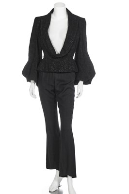 Lot 124 - Two John Galliano cut-work jackets, 'L'École de Danse' collection, Spring-Summer 1996
