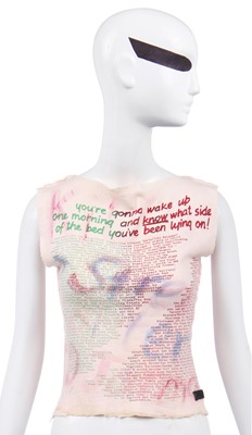 Lot 3 - A rare Westwood/McLaren SEX Original/Seditionaries ' `You're gonna wake up one morning ...'' T-shirt, 1976-7