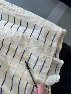 Lot 9 - A Westwood/McLaren striped cotton dress and culottes, 'Savage' collection, Spring-Summer 1982