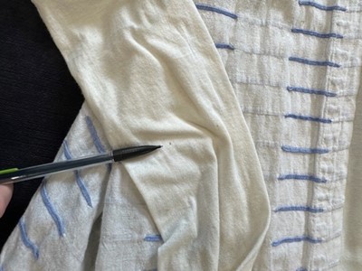 Lot 9 - A Westwood/McLaren striped cotton dress and culottes, 'Savage' collection, Spring-Summer 1982