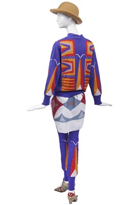 Lot 11 - A Westwood/ McLaren collection ensemble, 'Savage' collection, Spring-Summer, 1982