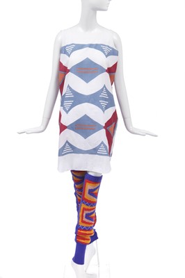 Lot 11 - A Westwood/ McLaren collection ensemble, 'Savage' collection, Spring-Summer, 1982