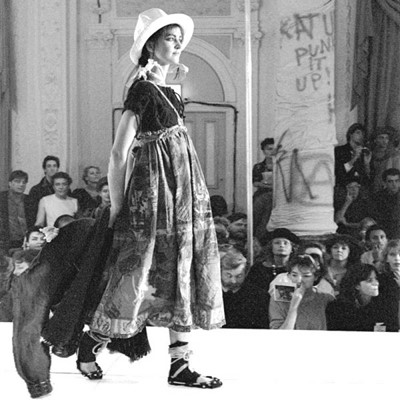 Lot 15 - A Westwood/McLaren complete ensemble, 'Punkature' (Hobo) collection, Spring-Summer 1983
