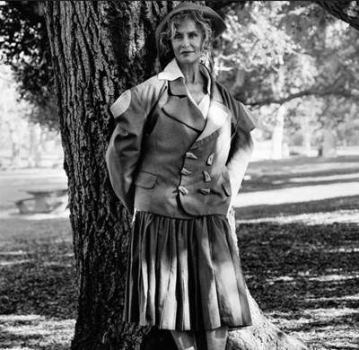 Lot 17 - A Westwood/McLaren ensemble, worn by Lauren Hutton, 'Witches' collection, Autumn-Winter, 1983-84