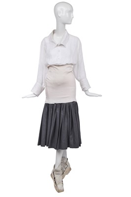 Lot 17 - A Westwood/McLaren ensemble, worn by Lauren Hutton, 'Witches' collection, Autumn-Winter, 1983-84