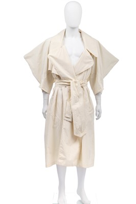 Lot 21 - A Westwood/McLaren outsized trench coat, 'Witches' collection, Autumn-Winter 1983-84