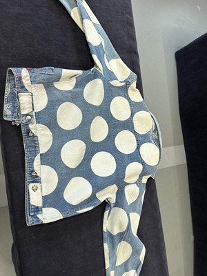 Lot 25 - A Vivienne Westwood  complete denim ensemble, 'Mini-Crini', Spring-Summer, 1986