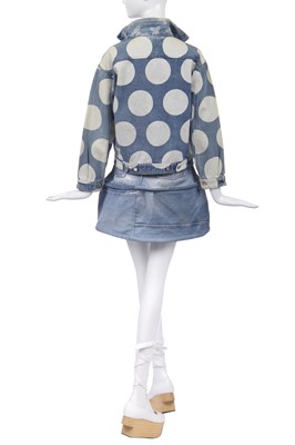 Lot 25 - A Vivienne Westwood  complete denim ensemble, 'Mini-Crini', Spring-Summer, 1986