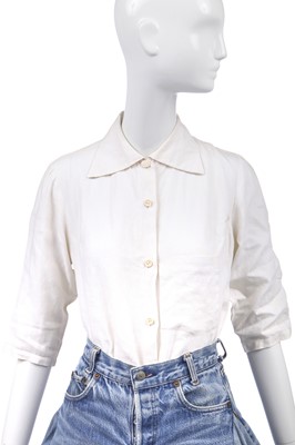 Lot 25 - A Vivienne Westwood  complete denim ensemble, 'Mini-Crini', Spring-Summer, 1986