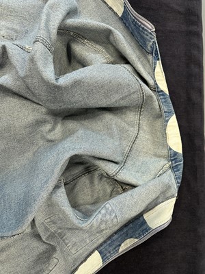 Lot 25 - A Vivienne Westwood  complete denim ensemble, 'Mini-Crini', Spring-Summer, 1986