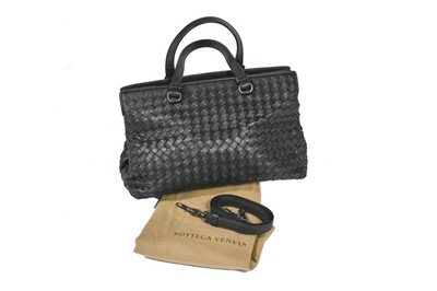 Lot 106 - A Bottega Veneta woven leather handbag, modern,...