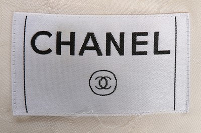 Lot 2 - A Chanel cream cotton jacket, 2007, labelled,...