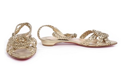 Lot 20 - Three pairs of Christian Louboutin shoes,...