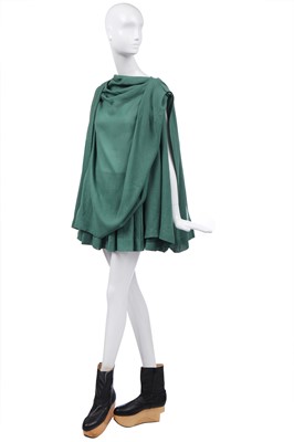 Lot 28 - A complete green gazar Centaurella ensemble, 'Britain Must Go Pagan', Spring-Summer, 1988