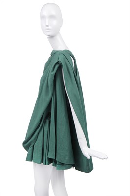 Lot 28 - A complete green gazar Centaurella ensemble, 'Britain Must Go Pagan', Spring-Summer, 1988