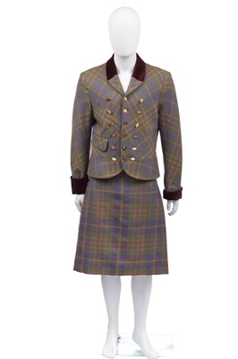 Lot 36 - A Vivienne Westwood men's tartan kilt ensemble, 'Time Machine', Autumn-Winter, 1988-89