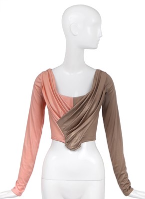 Lot 41 - A Vivienne Westwood draped jersey corset, 'Civilizade', Spring-Summer, 1989