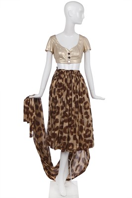 Lot 35 - A Vivienne Westwood sari-inspired ensemble,  'Civilizade', Spring-Summer, 1989
