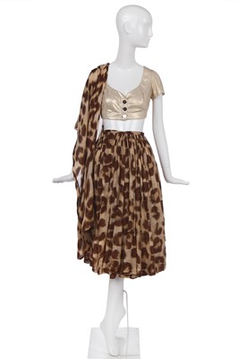 Lot 35 - A Vivienne Westwood sari-inspired ensemble,  'Civilizade', Spring-Summer, 1989