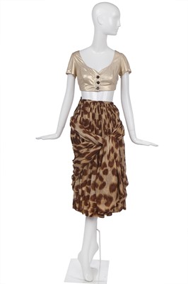 Lot 35 - A Vivienne Westwood sari-inspired ensemble,  'Civilizade', Spring-Summer, 1989