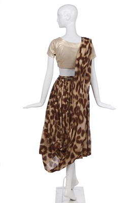 Lot 35 - A Vivienne Westwood sari-inspired ensemble,  'Civilizade', Spring-Summer, 1989