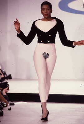 Lot 39 - A rare pare of fig-leaf mirrored underpants/knickers, 'Voyage to Cythera' Autumn-Winter, 1989-90