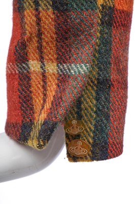 Lot 46 - A Vivienne Westwood  tartan 'Love Heart' suit, 'Dressing Up' collection, Autumn-Winter, 1991-92