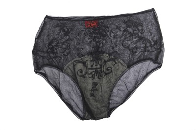 Lot 49 - A rare Vivienne Westwood complete 'Boulle' print corset ensemble, 'Salon', Spring-Summer, 1992