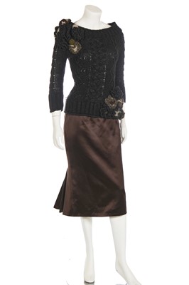 Lot 76 - An Alexander McQueen knitted wool jumper, 'The Man Who Knew Too Much' collection, Autumn-Winter 2005-06