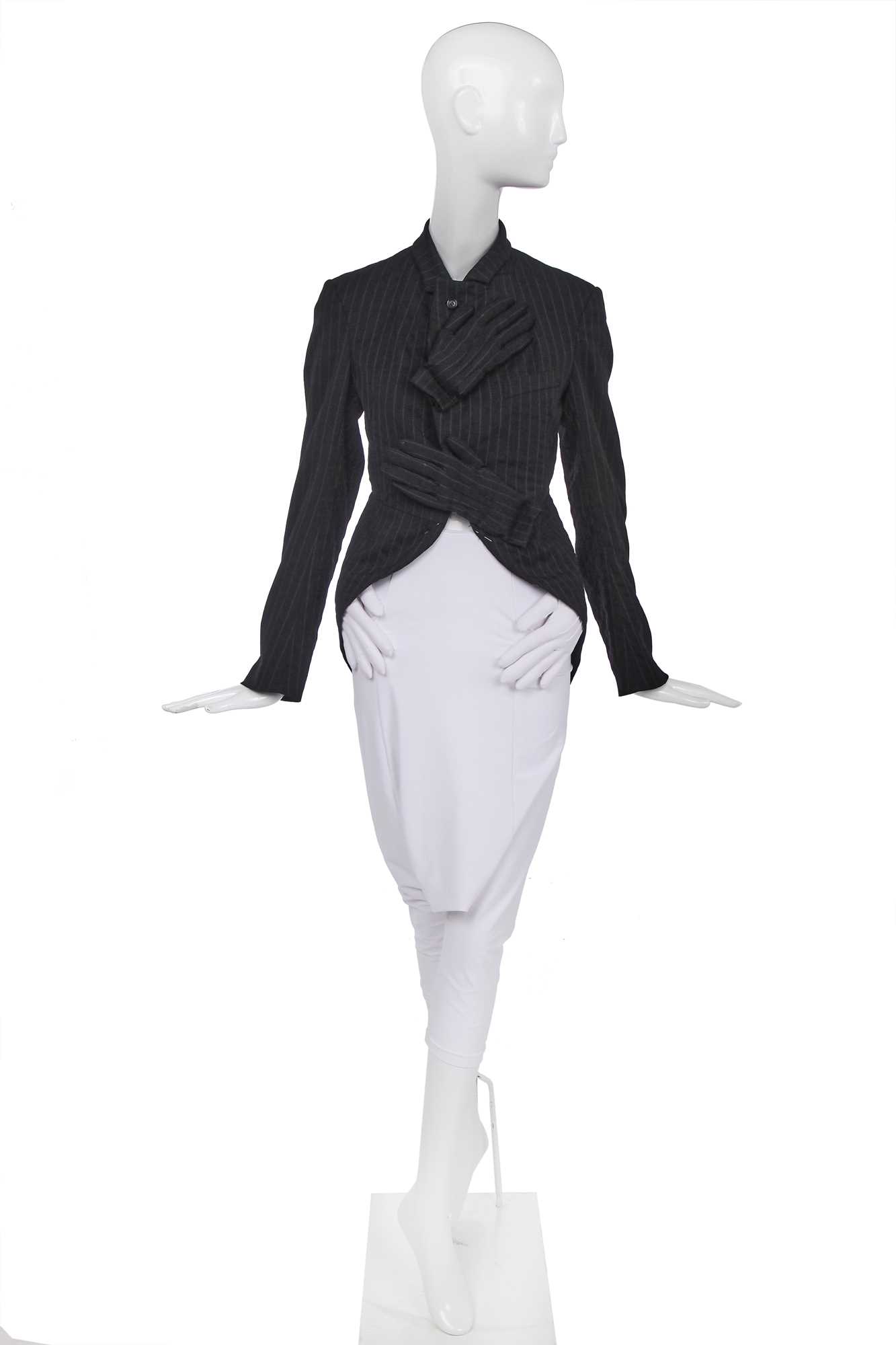 Lot 142 - A Comme des Garçons padded 'hands' ensemble 'Curiosity' collection, Autumn-Winter 2007-08