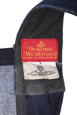 Lot 62 - A Vivienne Westwood 'Always on Camera' denim 'Marlene' corset ensemble, Autumn-Winter, 1992-93