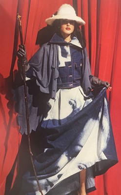 Lot 62 - A Vivienne Westwood 'Always on Camera' denim 'Marlene' corset ensemble, Autumn-Winter, 1992-93