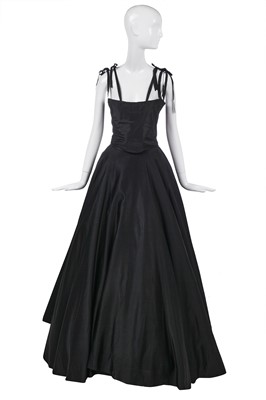 Lot 58 - A Vivienne Westwood black taffeta ball gown, 1993 and early 2000s