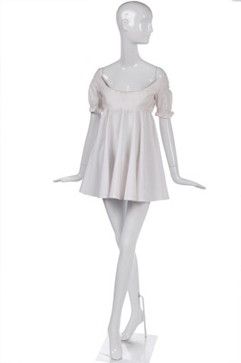 Lot 63 - A Vivienne Westwood cotton corset dress, 'Grand Hotel', Spring-Summer, 1993