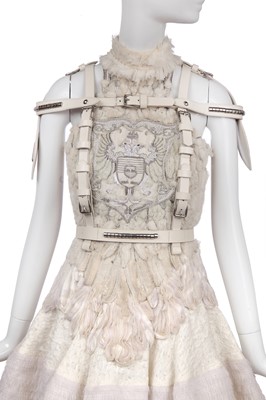 Lot 135 - An Alexander McQueen by Sarah Burton ensemble, 'Ice Queen' collection, Autumn-Winter 2011-12
