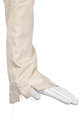 Lot 131 - An Alexander McQueen ivory jersey ensemble, 'Irere' collection, Spring-Summer 2003