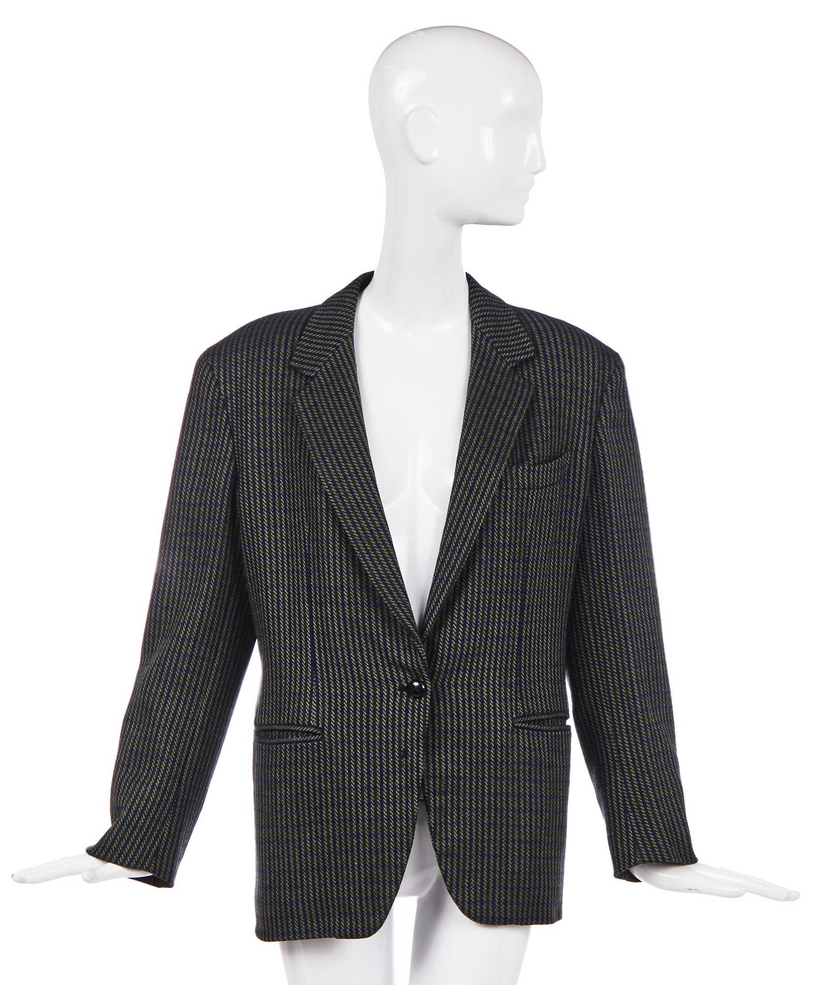 Lot 208 - A Turnbull & Asser single-breasted blazer, identical to one worn by Princess Diana, 1988