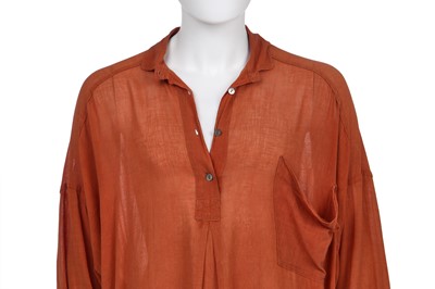 Lot 78 - A rare John Galliano muslin robe, 'Afghanistan Repudiates Western Ideals', Spring-Summer, 1985