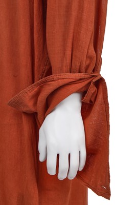 Lot 78 - A rare John Galliano muslin robe, 'Afghanistan Repudiates Western Ideals', Spring-Summer, 1985