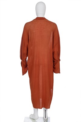 Lot 78 - A rare John Galliano muslin robe, 'Afghanistan Repudiates Western Ideals', Spring-Summer, 1985