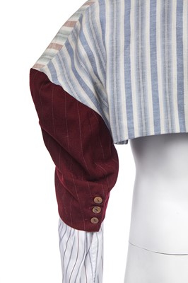 Lot 80 - A rare John Galliano spencer jacket, 'The Ludic Game', Autumn-Winter, 1985-86