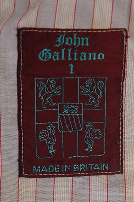 Lot 86 - A fine and rare John Galliano outsized jacket, 'Fallen Angels' collection, Spring-Summer 1986