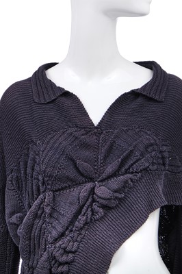 Lot 89 - A John Galliano textured sweater, 'Fallen Angels' collection, Spring-Summer 1986