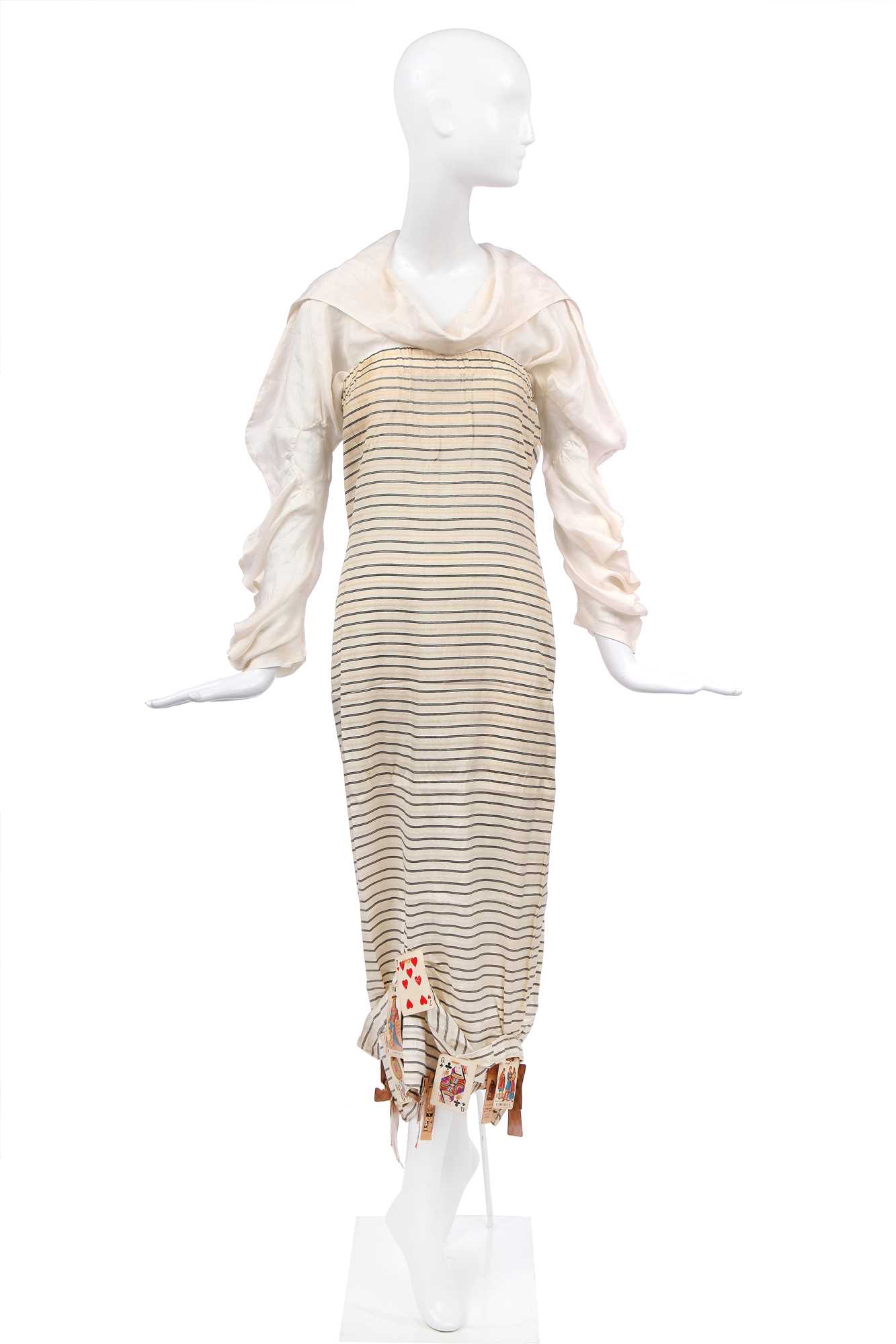 Lot 91 - A rare and important John Galliano 'Tarot' card ensemble, 'Forgotten Innocents' collection, Autumn-Winter, 1986-87