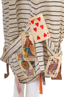 Lot 91 - A rare and important John Galliano 'Tarot' card ensemble, 'Forgotten Innocents' collection, Autumn-Winter, 1986-87