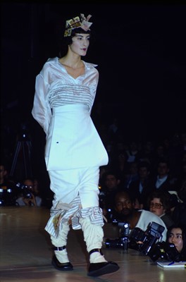 Lot 91 - A rare and important John Galliano 'Tarot' card ensemble, 'Forgotten Innocents' collection, Autumn-Winter, 1986-87