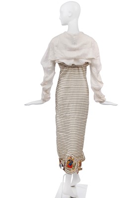 Lot 91 - A rare and important John Galliano 'Tarot' card ensemble, 'Forgotten Innocents' collection, Autumn-Winter, 1986-87